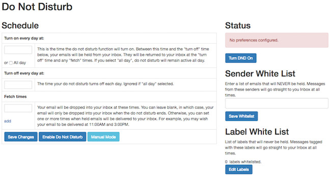 Tắt thông báo có E-mail mới