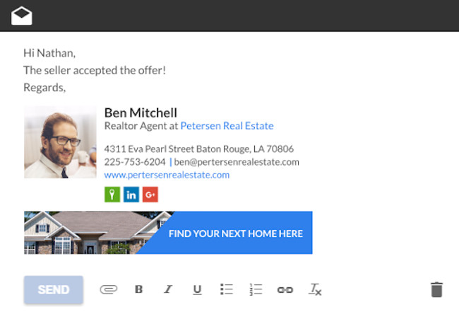 Tạo chữ ký E-mail