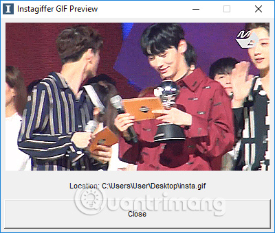 Khung xem trước ảnh động