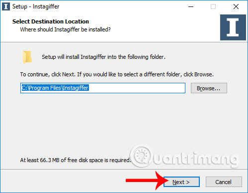 Cài đặt Instagiffer