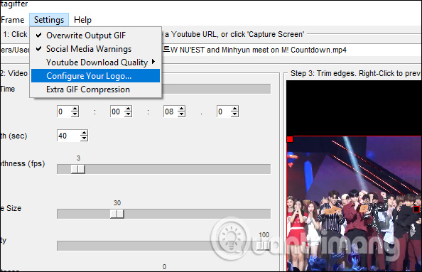 Chèn logo cho ảnh gif