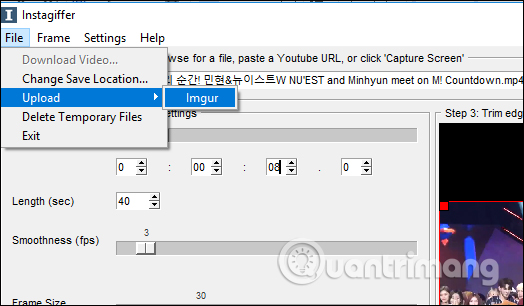Tải ảnh lên Imgur