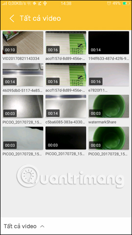 Chọn video thành ảnh GIF