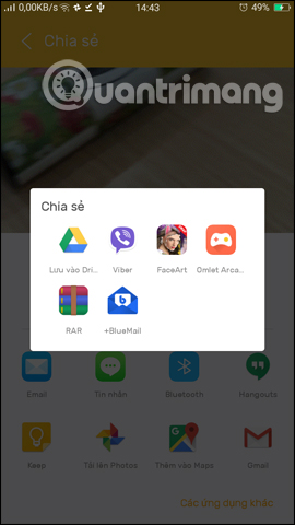 Thêm ứng dụng chia sẻ ảnh GIF