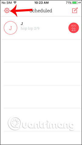 Biểu tượng bánh răng cưa 
