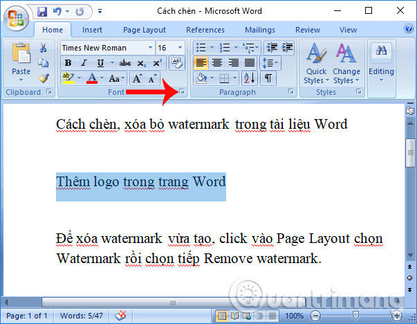 Viết chữ gạch ngang: 
Truyền tải thông điệp đầy ý nghĩa bằng cách sử dụng chữ gạch ngang khi viết sẽ giúp cho bạn tăng tính thẩm mỹ và độc đáo. Hãy để chữ gạch ngang trở thành biểu tượng đặc biệt cho tài liệu của bạn.