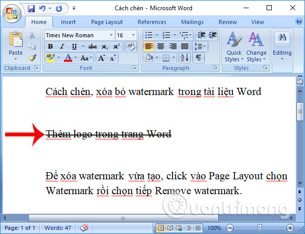 Cách gạch ngang chữ trong Word, v̶i̶ế̶t̶ ̶c̶h̶ữ̶ ̶g̶ạ̶c̶h̶ ̶n̶g̶a̶n̶g̶ trong Word và Excel - Ảnh minh hoạ 6
