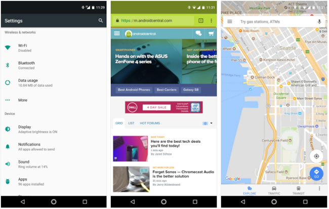 Chạy thử phần mềm trên Essential Phone