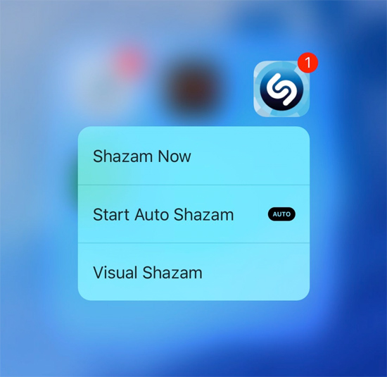 Phát bài hát trên Shazam 