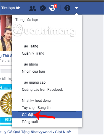 Cài đặt tài khoản Facebook