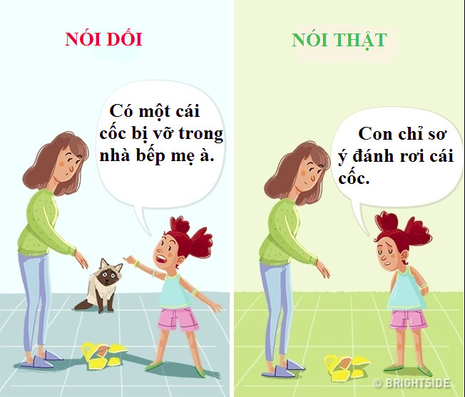 Người nói dối thường nói lòng vòng, tránh đề cập đến mình