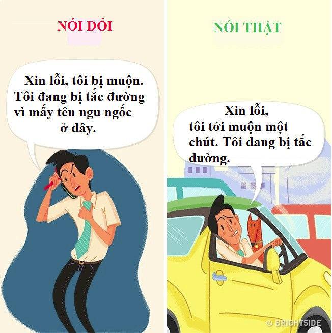 Người nói dối có thái độ tiêu cực trong lời nói