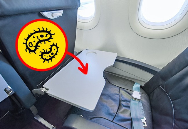 5 Familiar But Dirty Items On The Plane