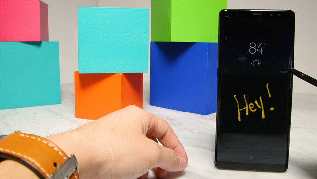 Live Message trên Note 8