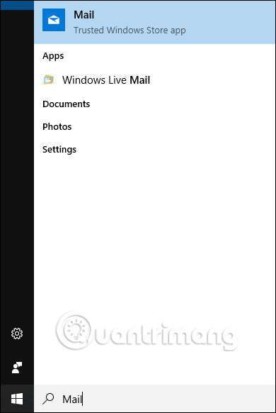 Ứng dụng Mail trên Windows 10