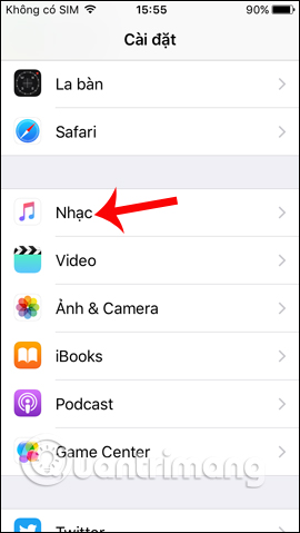 Quản lý Âm nhạc trên thiết bị