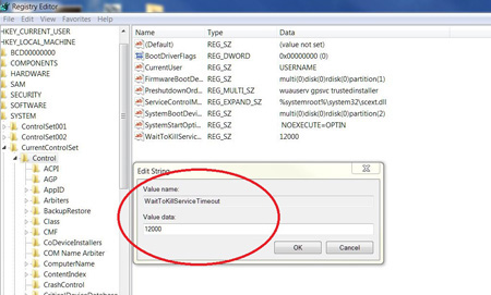 Thay đổi thời gian tắt máy