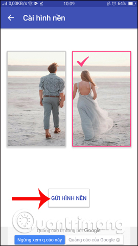 Gửi ảnh nền đôi