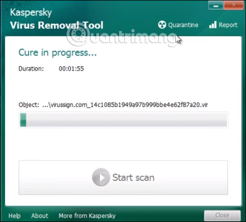 Quét những dữ liệu có vấn đề