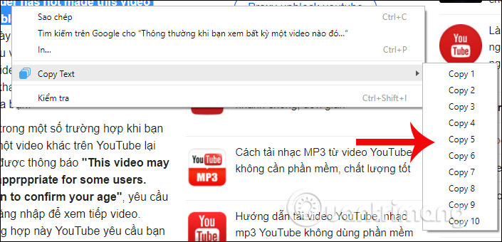 Sao chép dữ liệu