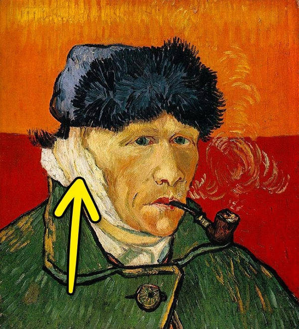 Họa sĩ Van Gogh bị "cắt" tai sai bên 