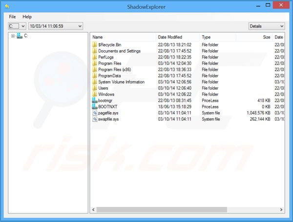 Phần mềm Shadow Explorer