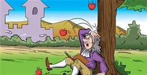 Isaac Newton khám phá ra lực hấp dẫn nhờ quả táo rơi trúng đầu chỉ là giai thoại