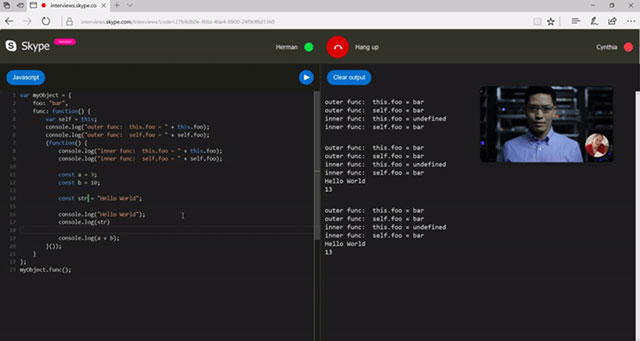 Soạn thảo code trực tiếp với bạn bè và đồng nghiệp qua Skype