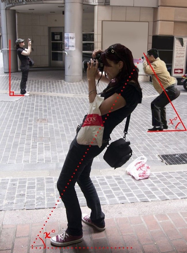 Có 3 dáng đứng chụp ảnh.