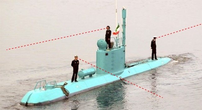 Hệ thống này hoạt động ngay cả đối với tàu ngầm.