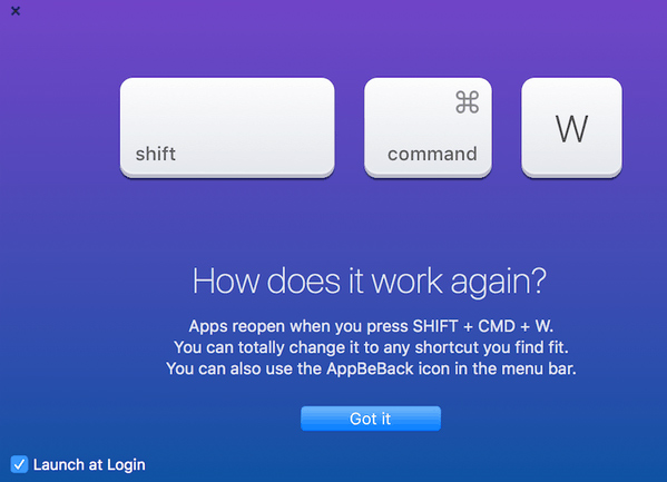 Cài đặt ứng dụng AppBeBack