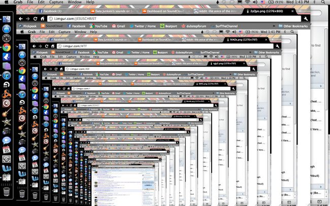 Có ai đếm giùm đã có bao nhiêu cửa sổ được mở ra không?