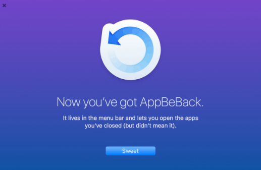 Cài đặt ứng dụng AppBeBack