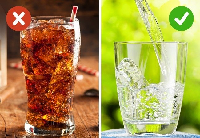 Uống đồ uống có ga