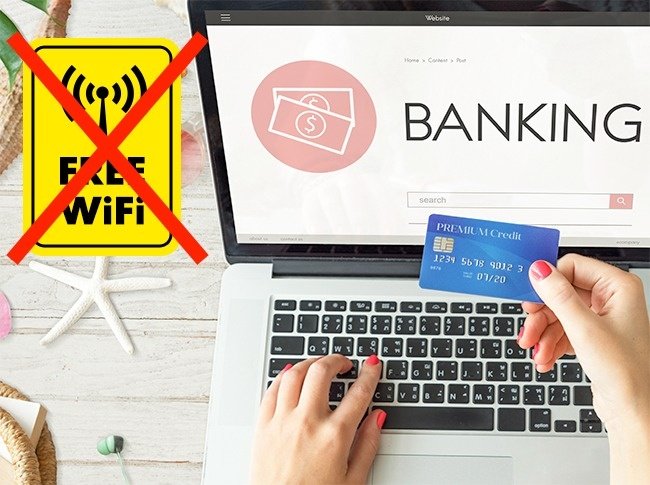 Không nên sử dụng Internet Banking hoặc nhập thông tin thẻ ngân hàng của bạn