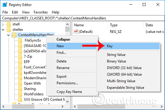 Thư mục ContextMenuHandlers