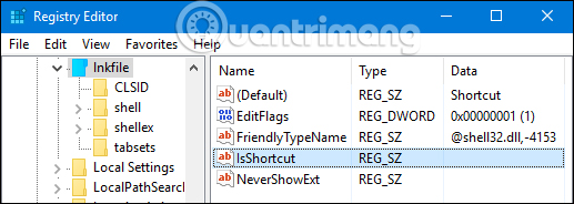 Truy cập mục lnkfile