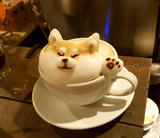 Cốc cà phê dễ thương 