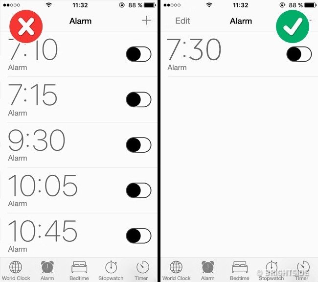 Báo thức nhiều lần