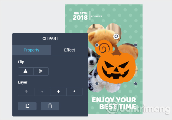 Chỉnh sửa hiệu ứng trong ảnh