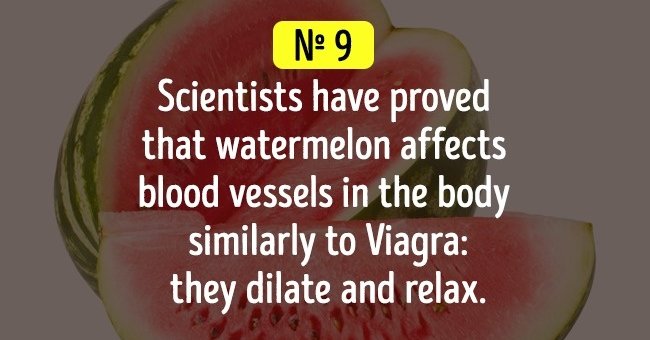 Dưa hấu ảnh hưởng đến mạch máu trong cơ thể tương tự như Viagra