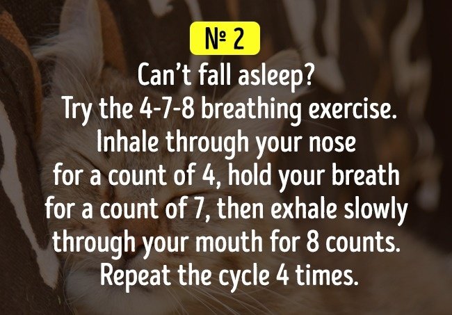 Nếu bạn không thể ngủ được, hãy thử bài tập thở 4-7-8