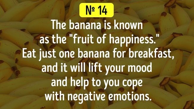Chuối được biết đến với cái tên "trái cây hạnh phúc".