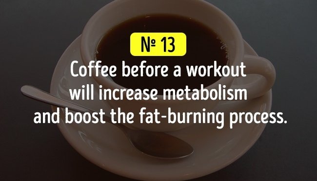 Uống cà phê trước khi làm việc giúp tăng cường quá trình trao đổi chất và đốt cháy lượng mỡ thừa