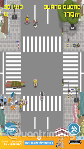 Tăng chướng ngại vật trên đường