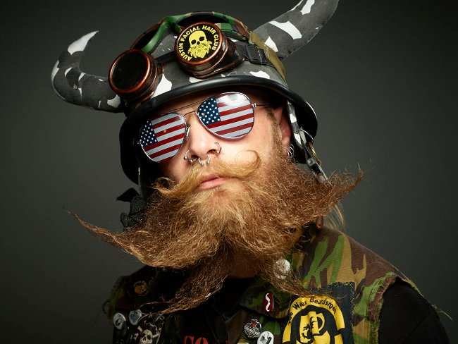 Bộ râu ấn tượng