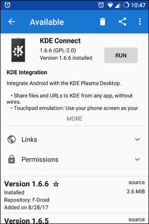 Cài đặt KDE Connect trên Android