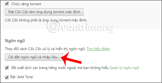 Ngôn ngữ nhập liệu trên trình duyệt