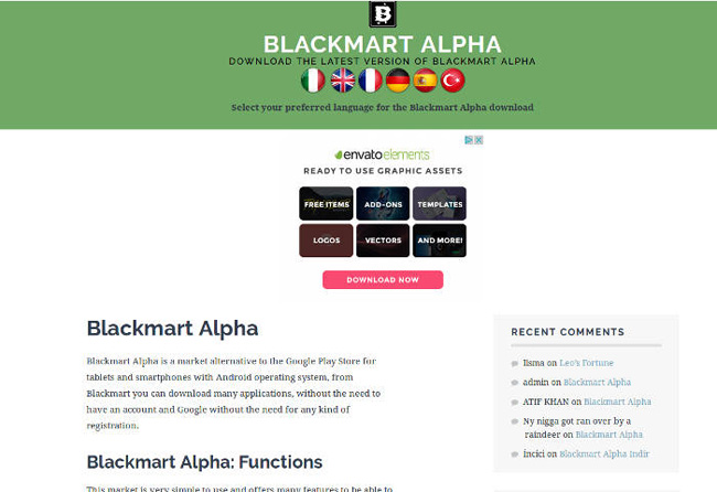 Cửa hàng ứng dụng Blackmart Alpha