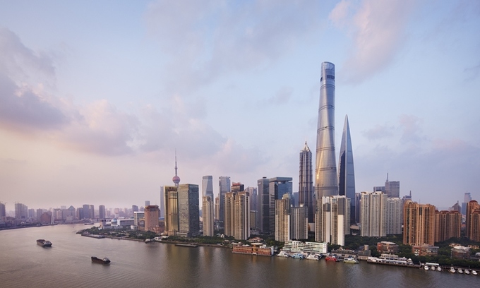 Tháp Thượng Hải (Thượng Hải, Trung Quốc), cao 632m
